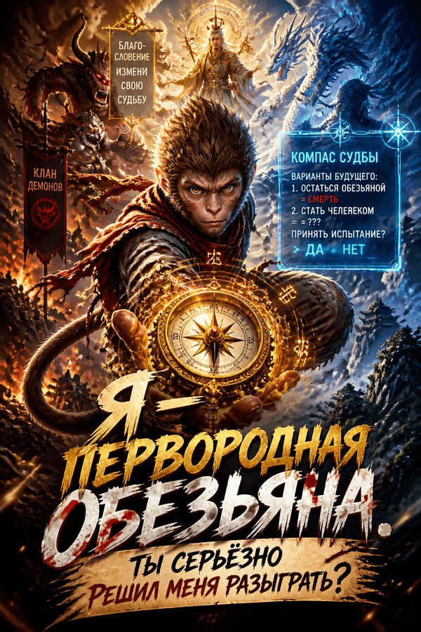 Я — первородная обезьяна. Ты серьёзно решил меня разыграть?