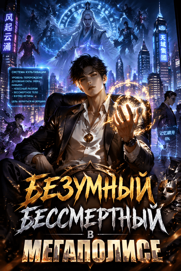Безумный бессмертный в мегаполисе
