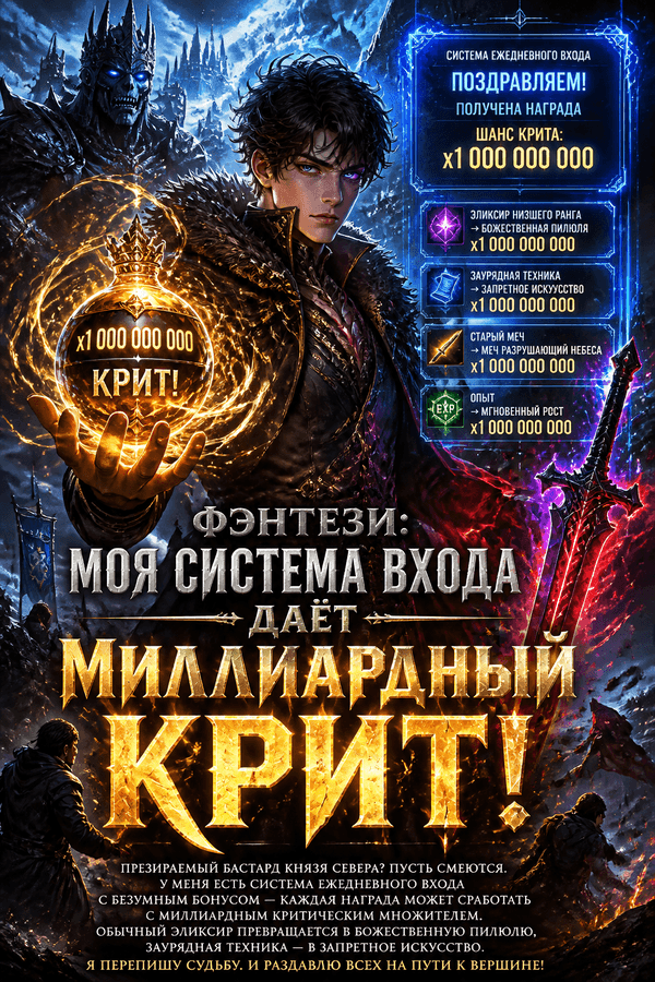 Фэнтези: Моя система входа даёт миллиардный крит!
