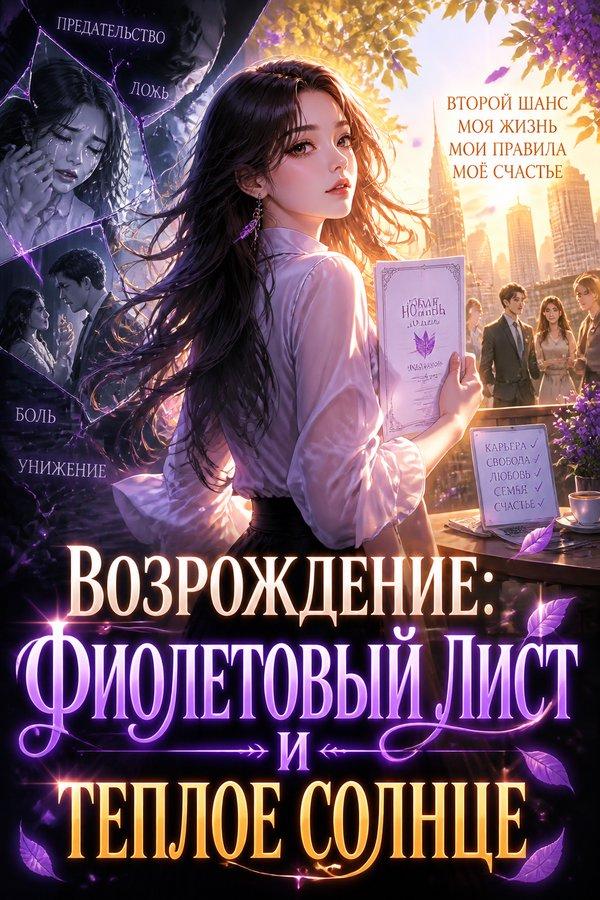 Возрождение: Фиолетовый лист и теплое солнце
