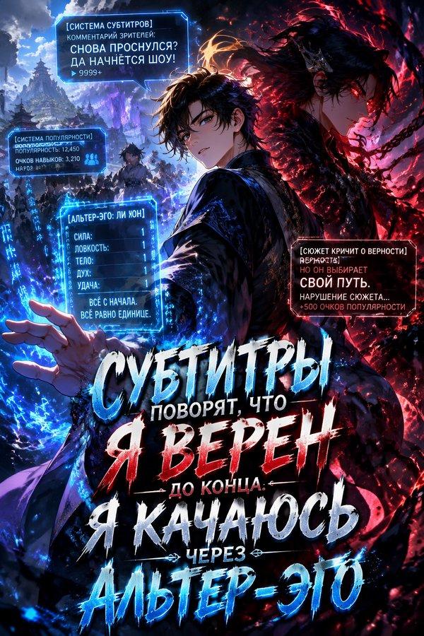 Субтитры говорят, что я верен до конца. Я качаюсь через альтер-эго
