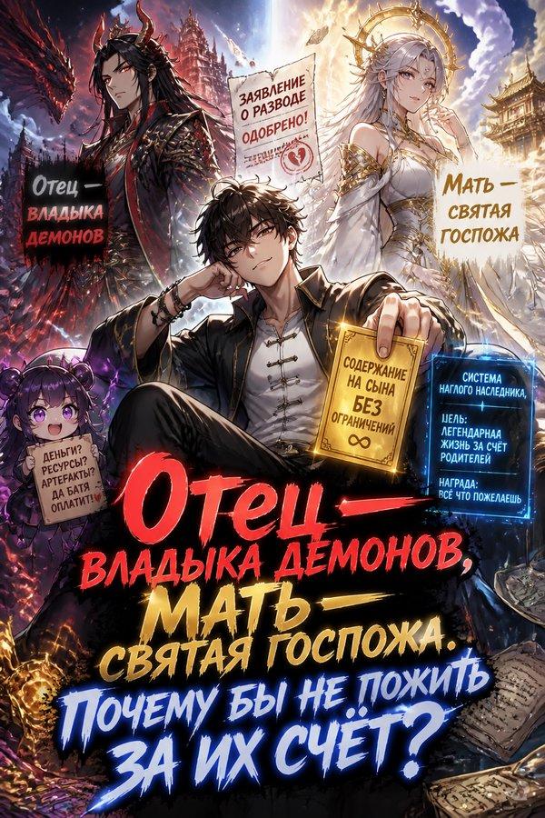 Отец — владыка демонов, мать — святая госпожа. Почему бы не пожить за их счёт?
