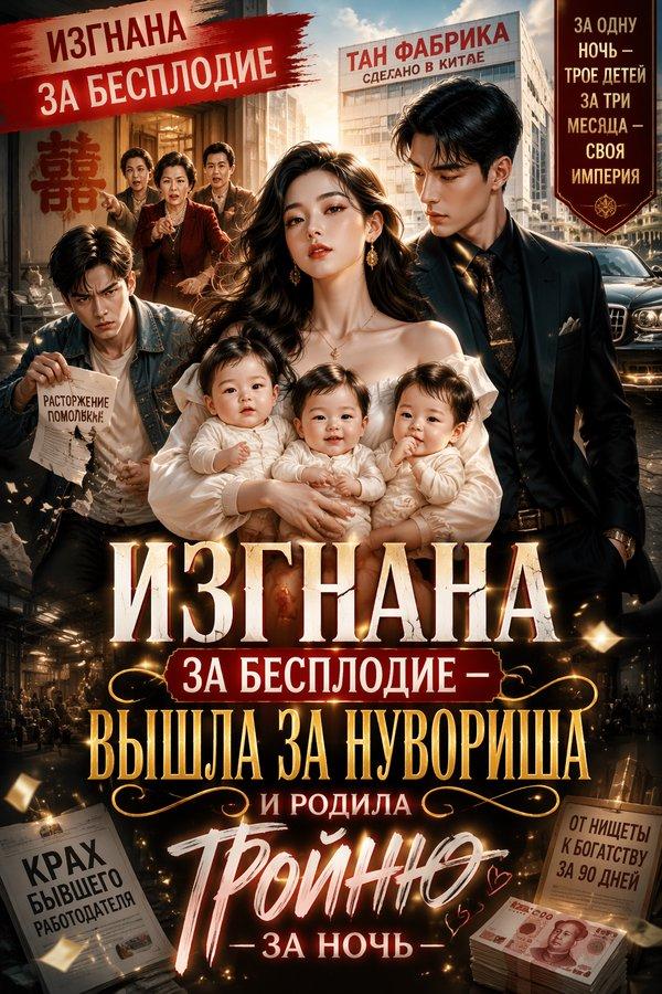 Изгнана за бесплодие — вышла за нувориша и родила тройню за ночь