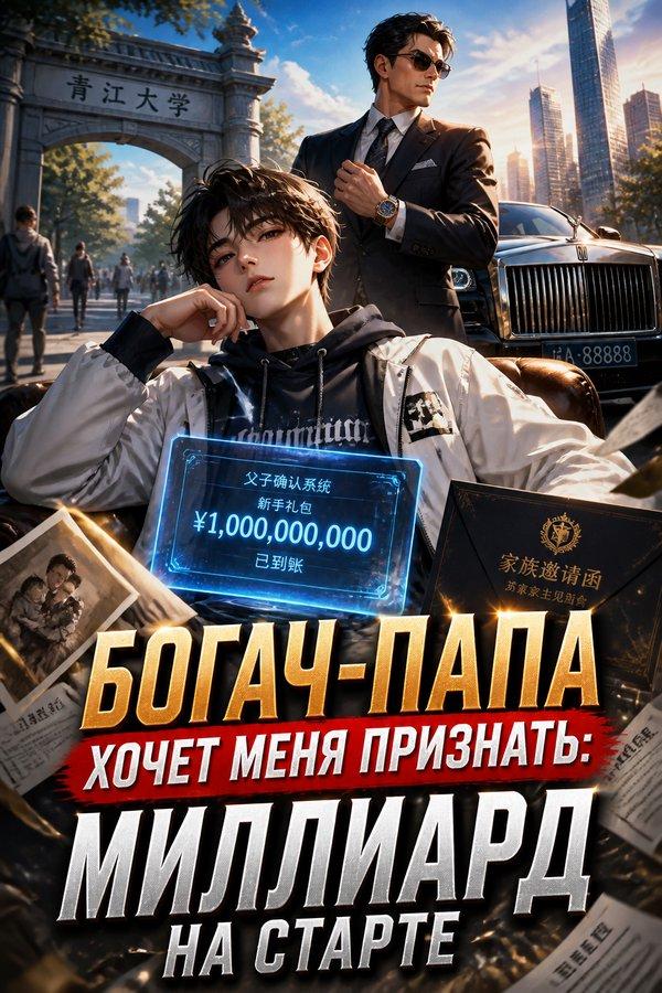 Богач-папа хочет меня признать: миллиард на старте