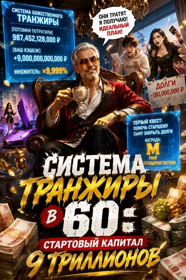 Система транжиры в 60: стартовый капитал 9 триллионов