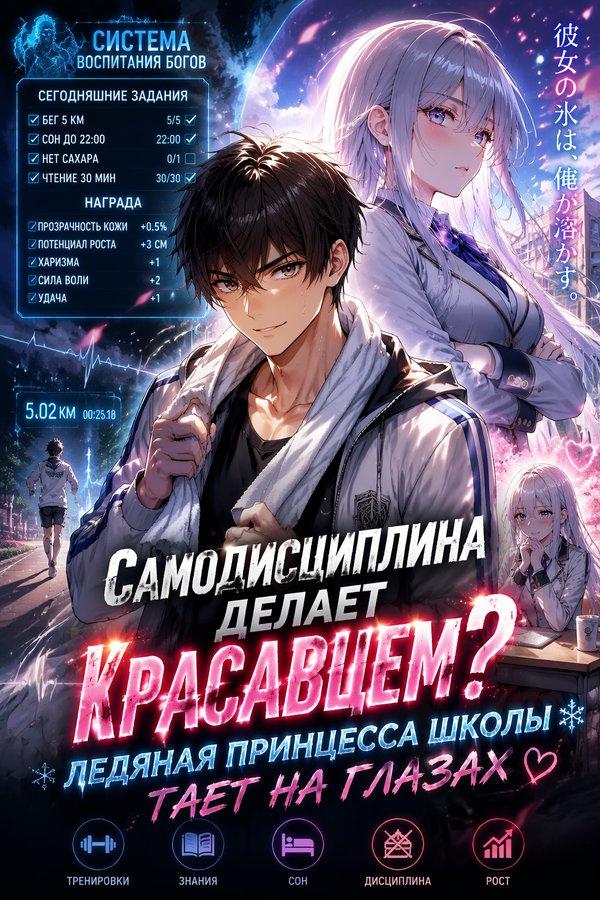 Самодисциплина делает красавцем? Ледяная принцесса школы тает на глазах