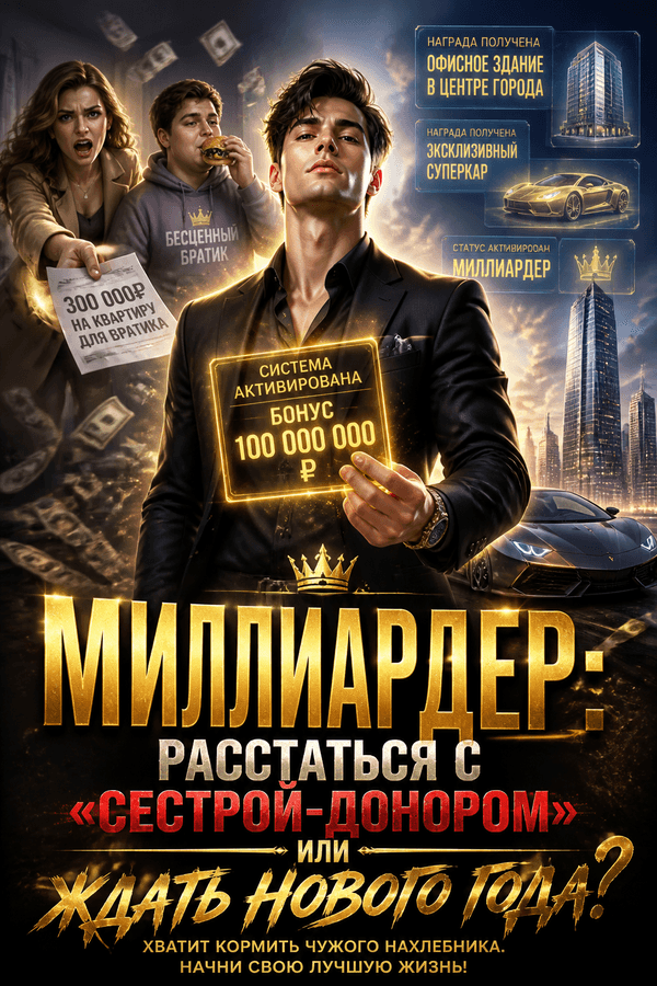 Миллиардер: расстаться с «сестрой-донором» или ждать Нового года?