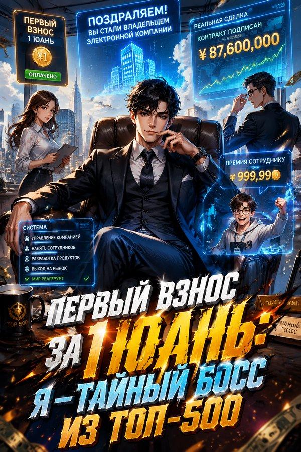 Первый взнос за 1 юань: я — тайный босс из топ-500