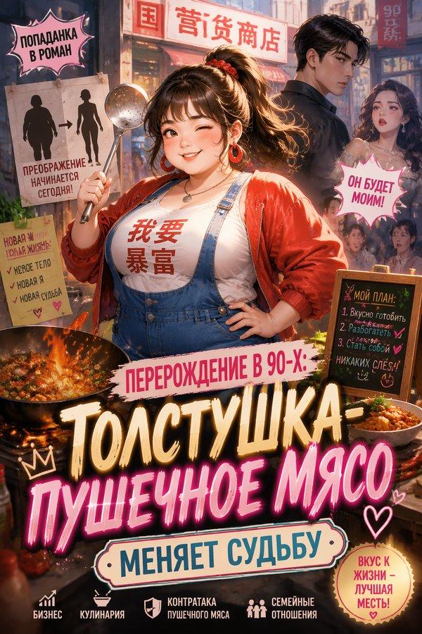Перерождение в 90-х: Толстушка-пушечное мясо меняет судьбу
