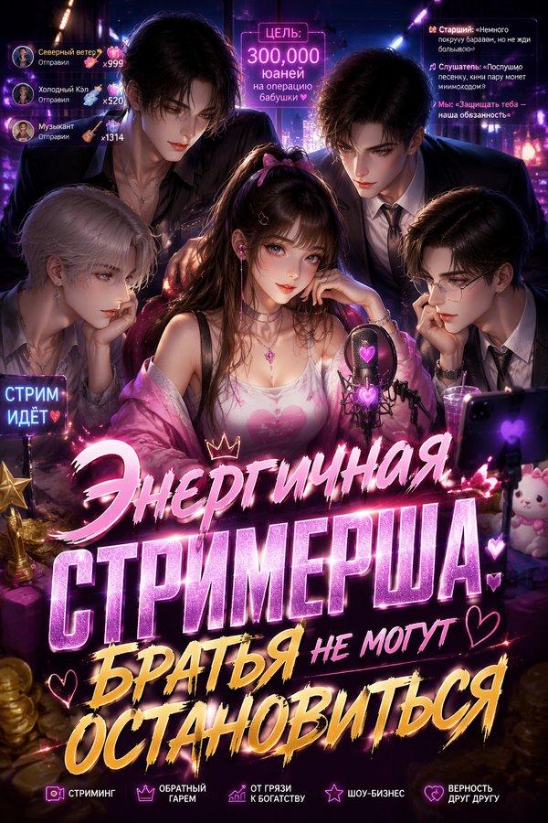 Энергичная стримерша: братья не могут остановиться