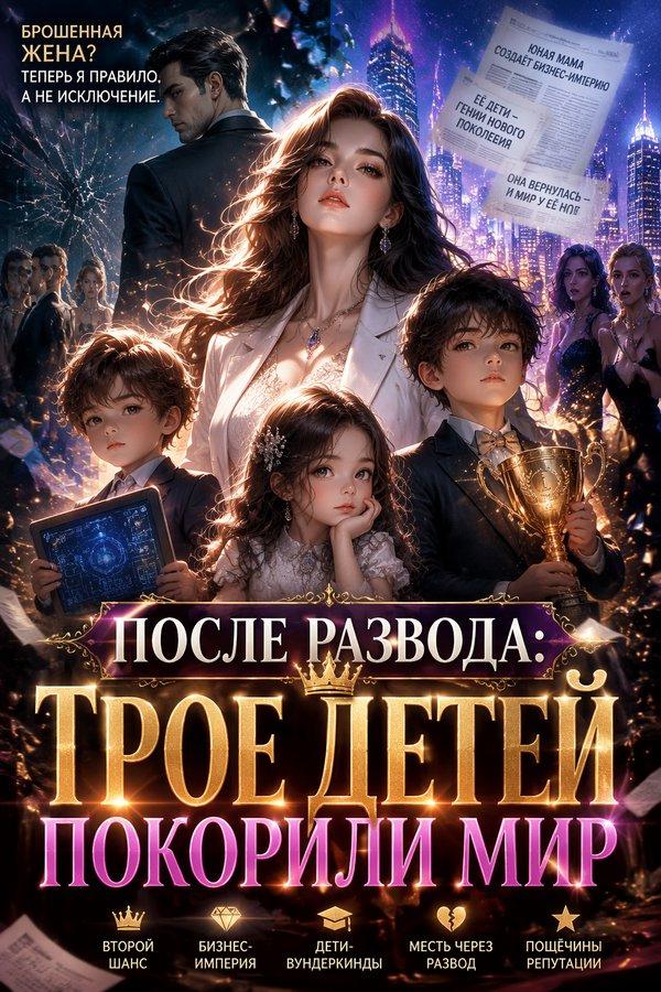 После развода: трое детей покорили мир