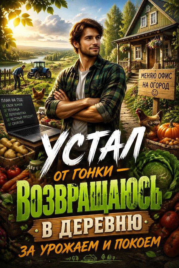 Устал от гонки — возвращаюсь в деревню за урожаем и покоем