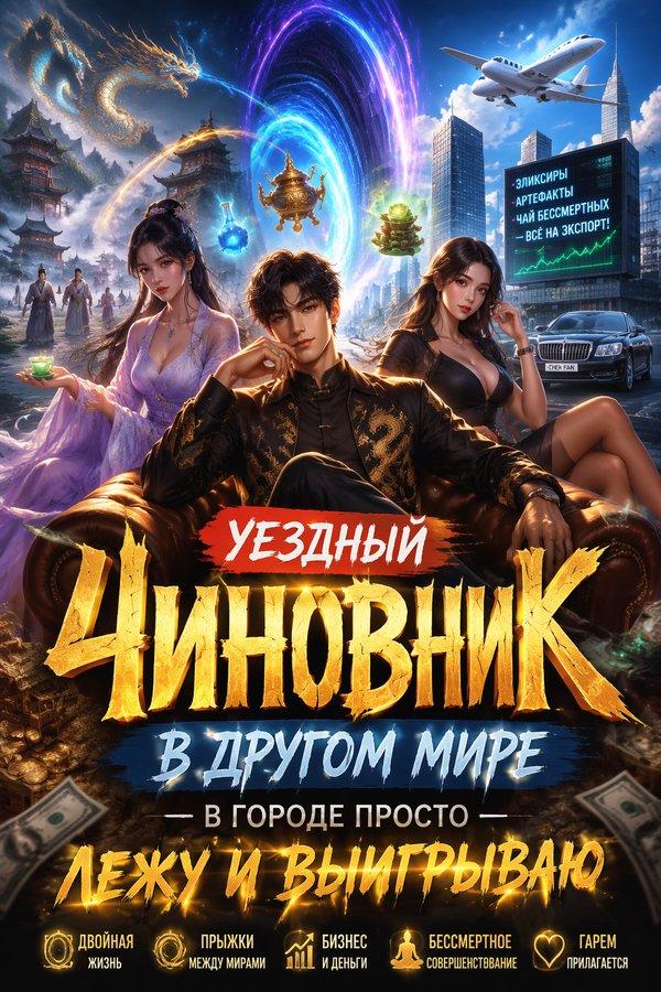 Уездный чиновник в другом мире — в городе просто лежу и выигрываю