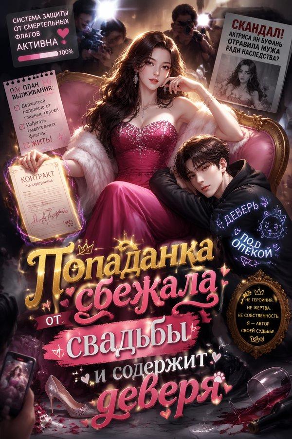Попаданка сбежала от свадьбы и содержит деверя