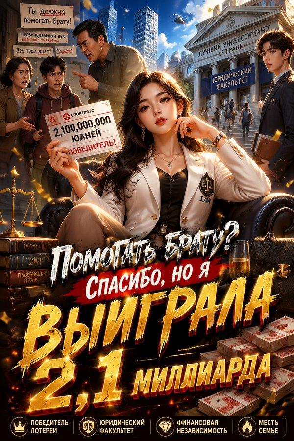 Помогать брату? Спасибо, но я выиграла 2,1 миллиарда