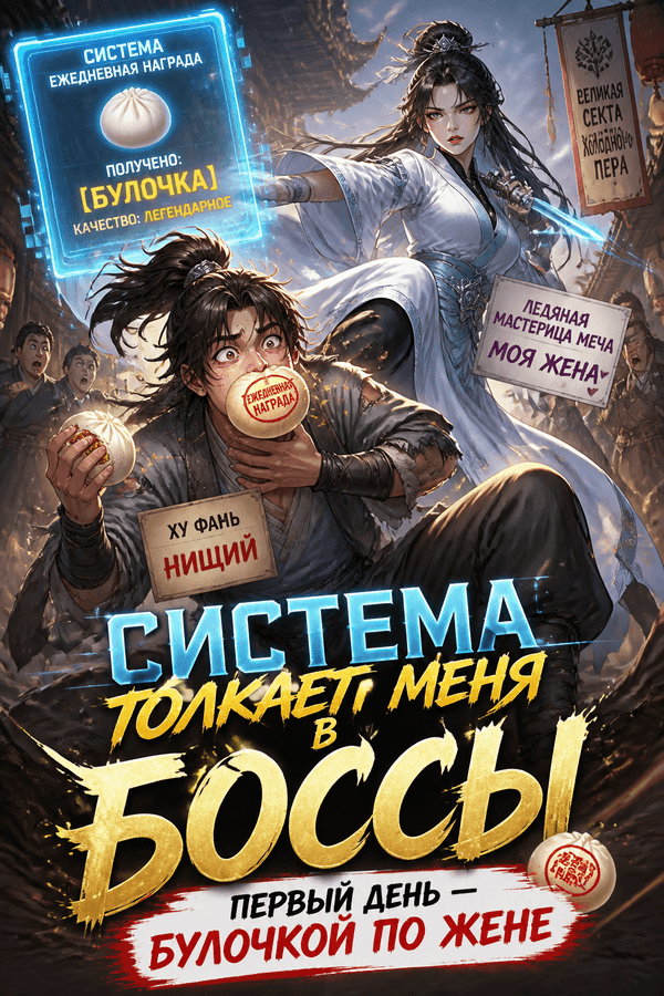 Система толкает меня в боссы: Первый день — булочкой по жене