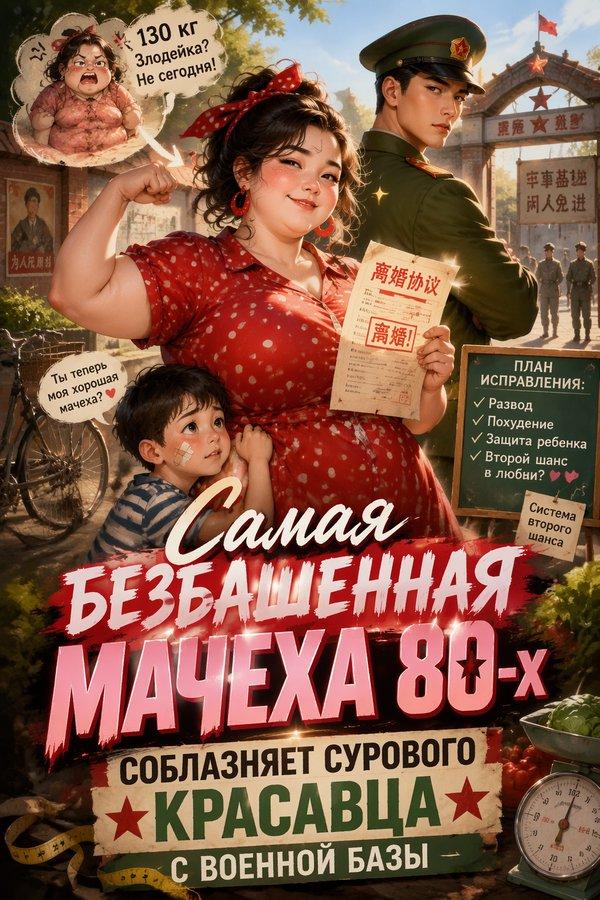 Самая безбашенная мачеха 80-х соблазняет сурового красавца с военной базы
