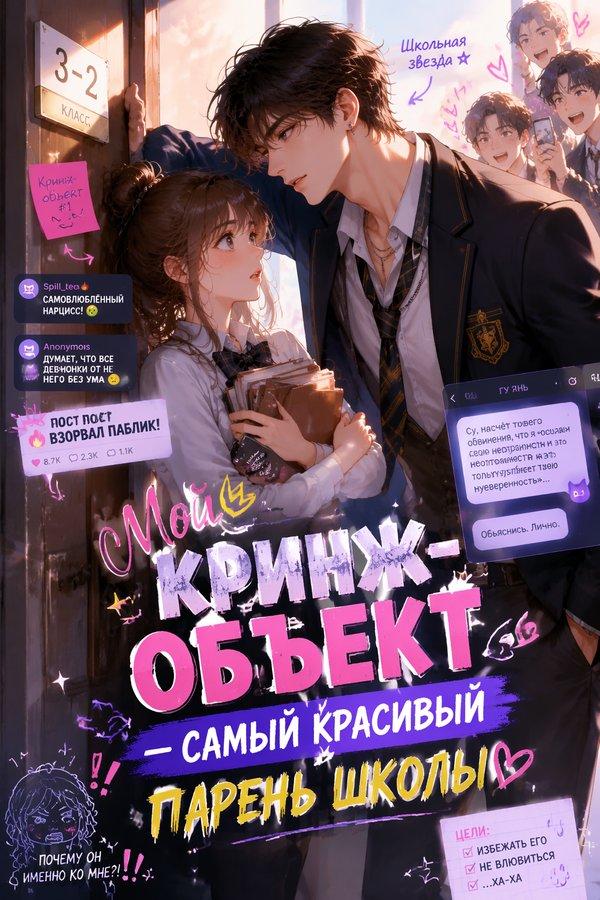 Мой кринж-объект — самый красивый парень школы