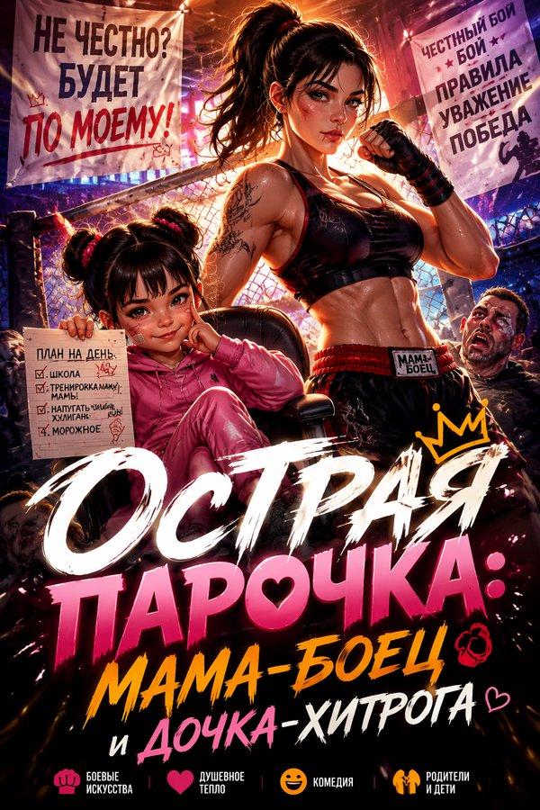 Острая парочка: мама-боец и дочка-хитрюга