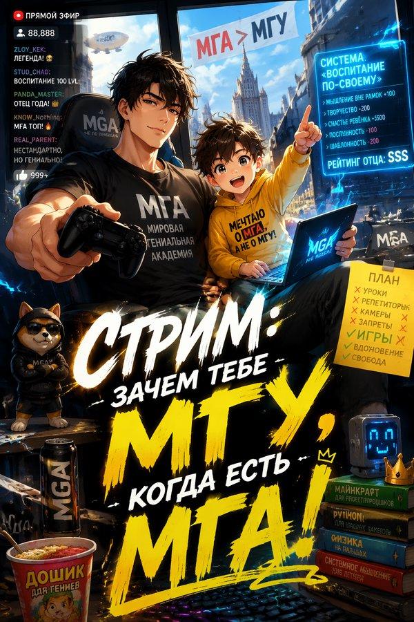 Стрим: Зачем тебе МГУ, когда есть МГА!