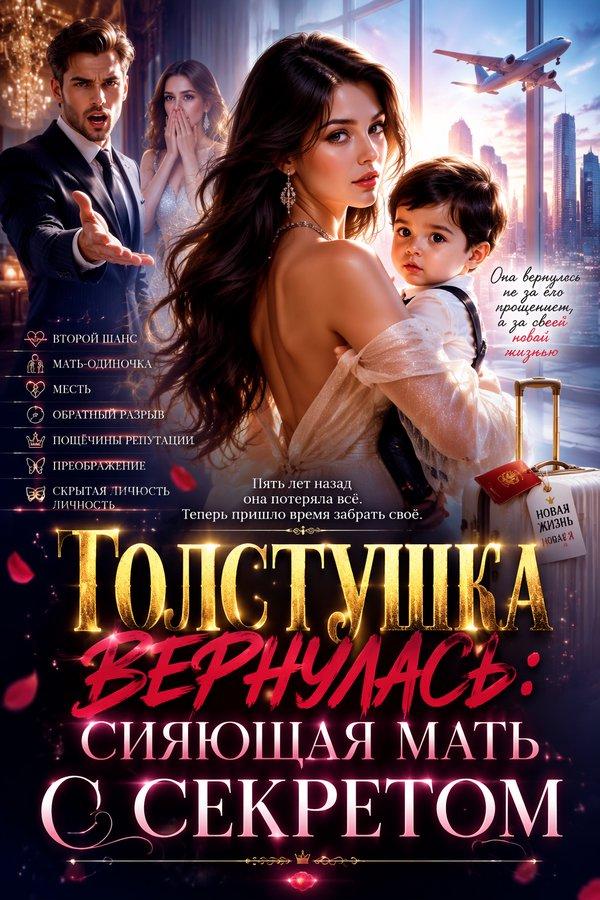 Толстушка вернулась: сияющая мать с секретом
