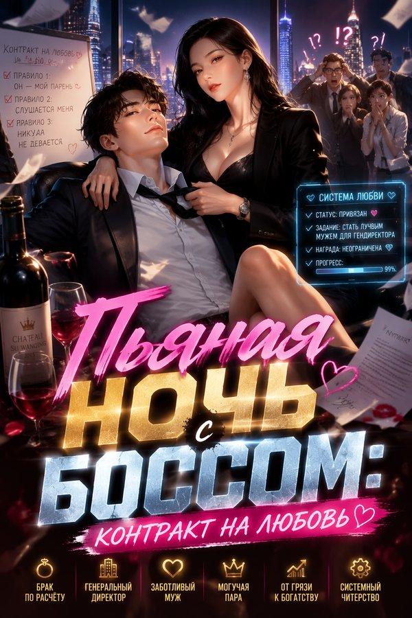 Пьяная ночь с боссом: контракт на любовь