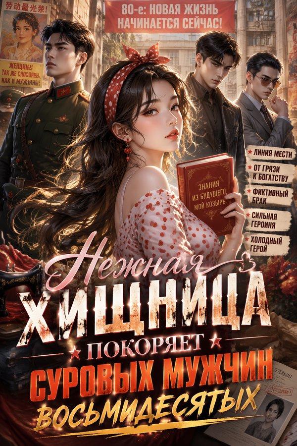Нежная хищница покоряет суровых мужчин восьмидесятых