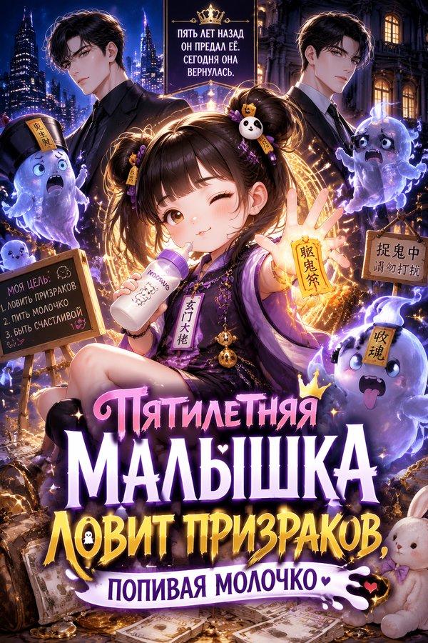 Пятилетняя малышка ловит призраков, попивая молочко
