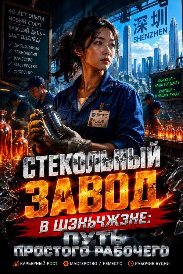 Стекольный завод в Шэньчжэне: Путь простого рабочего