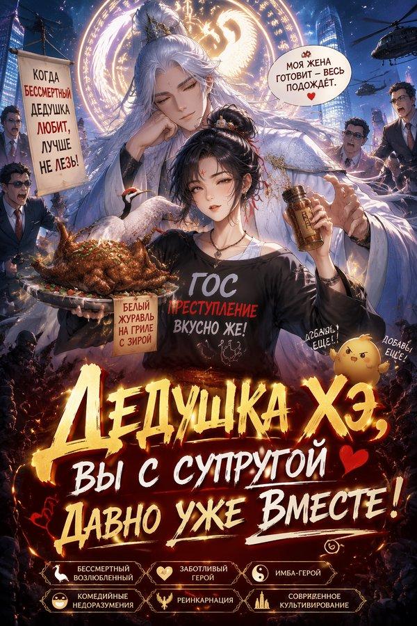 Дедушка Хэ, вы с супругой давно уже вместе!
