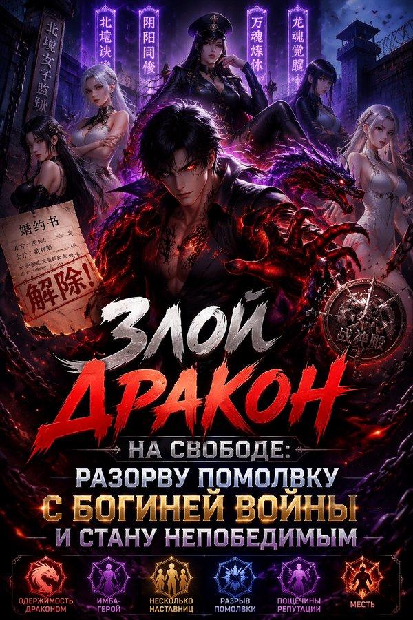 Злой дракон на свободе: разорву помолвку с богиней войны и стану непобедимым