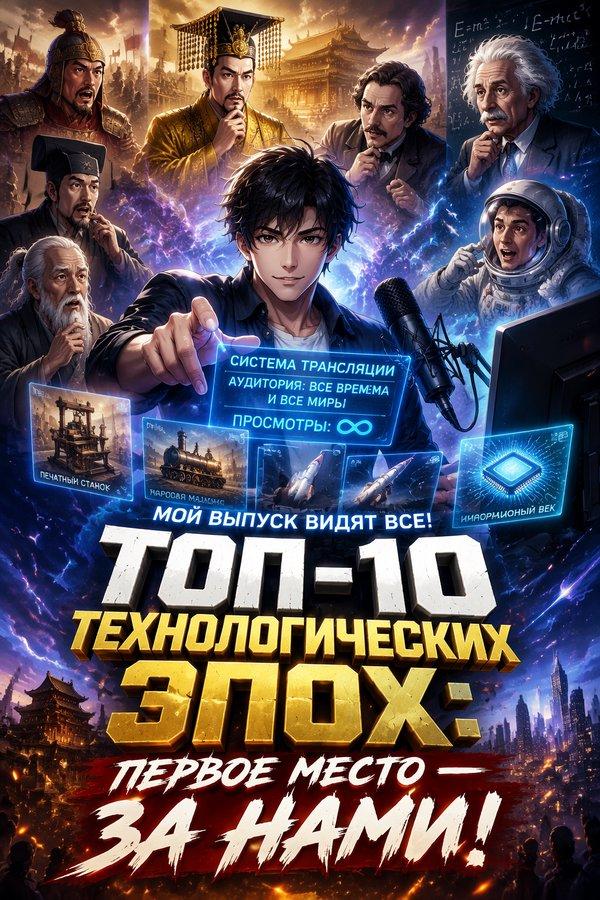 Топ-10 технологических эпох: первое место — за нами!