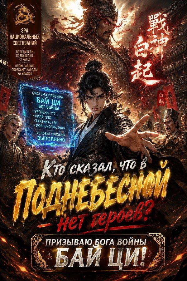 Кто сказал, что в Поднебесной нет героев? Призываю бога войны Бай Ци!
