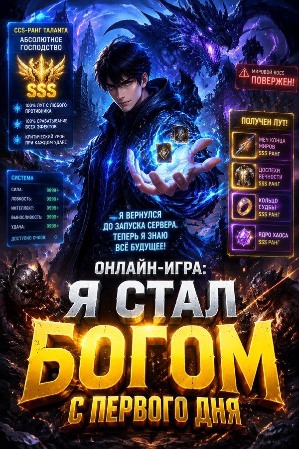 Онлайн-игра: Я стал богом с первого дня