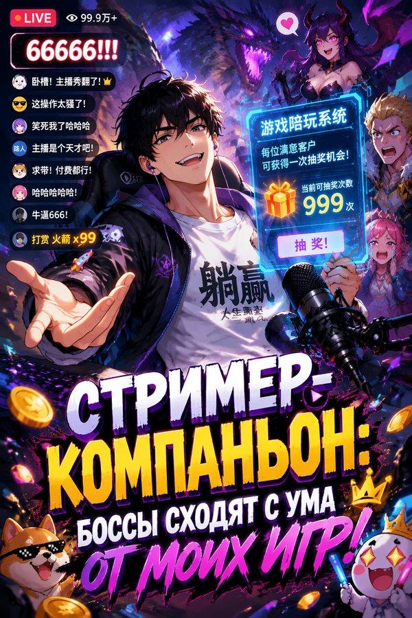 Стример-компаньон: Боссы сходят с ума от моих игр!