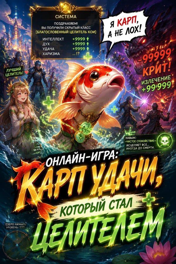Онлайн-игра: Карп удачи, который стал целителем