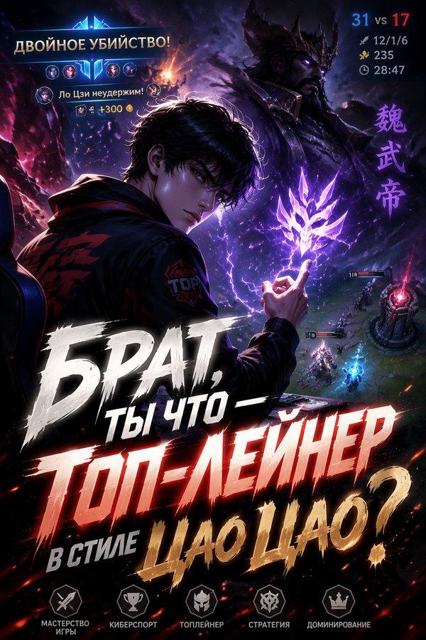 Брат, ты что — топ-лейнер в стиле Цао Цао?