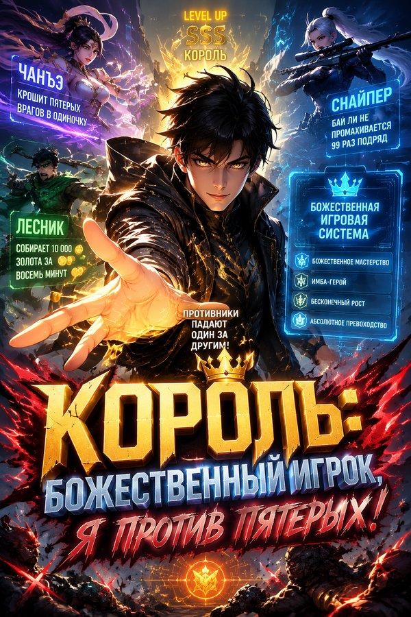 Король: Божественный игрок, я против пятерых!