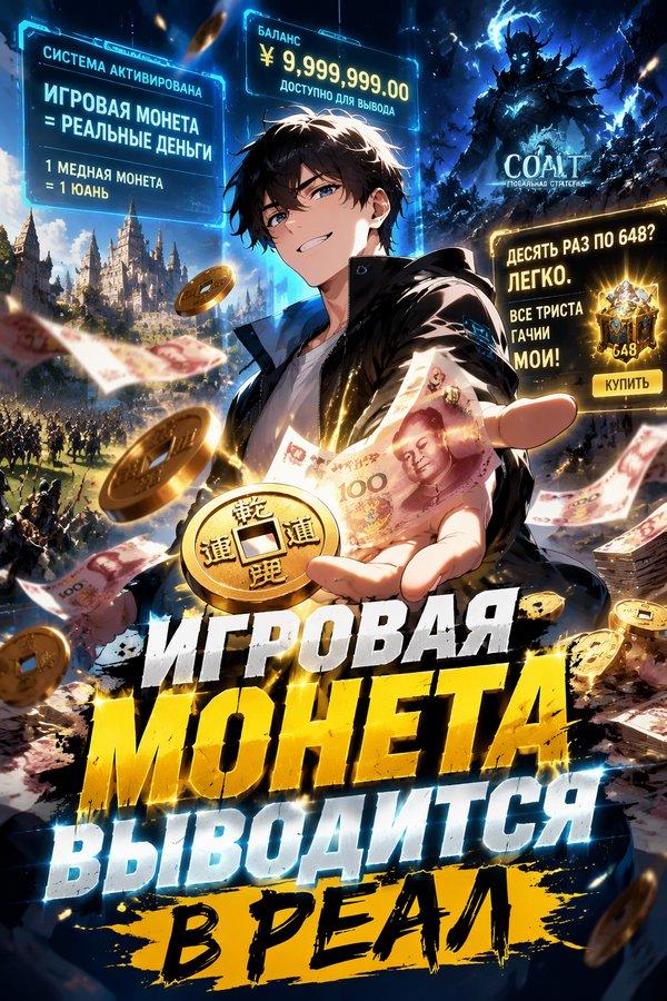 Игровая монета выводится в реал