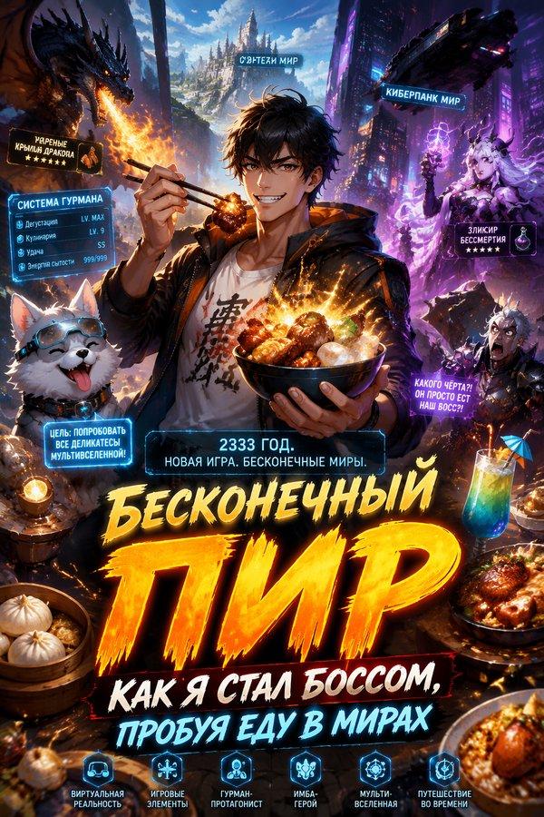 Бесконечный пир: Как я стал боссом, пробуя еду в мирах