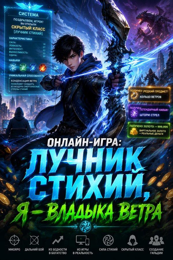 Онлайн-игра: Лучник стихий, я — Владыка Ветра