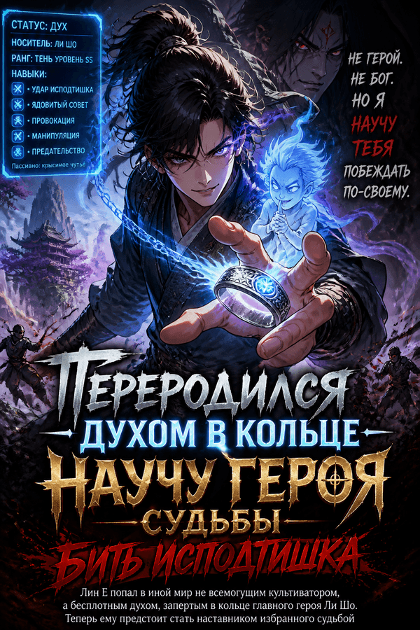 Переродился духом в кольце — научу героя судьбы бить исподтишка
