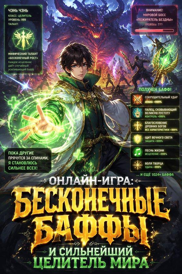 Онлайн-игра: Бесконечные баффы и сильнейший целитель мира