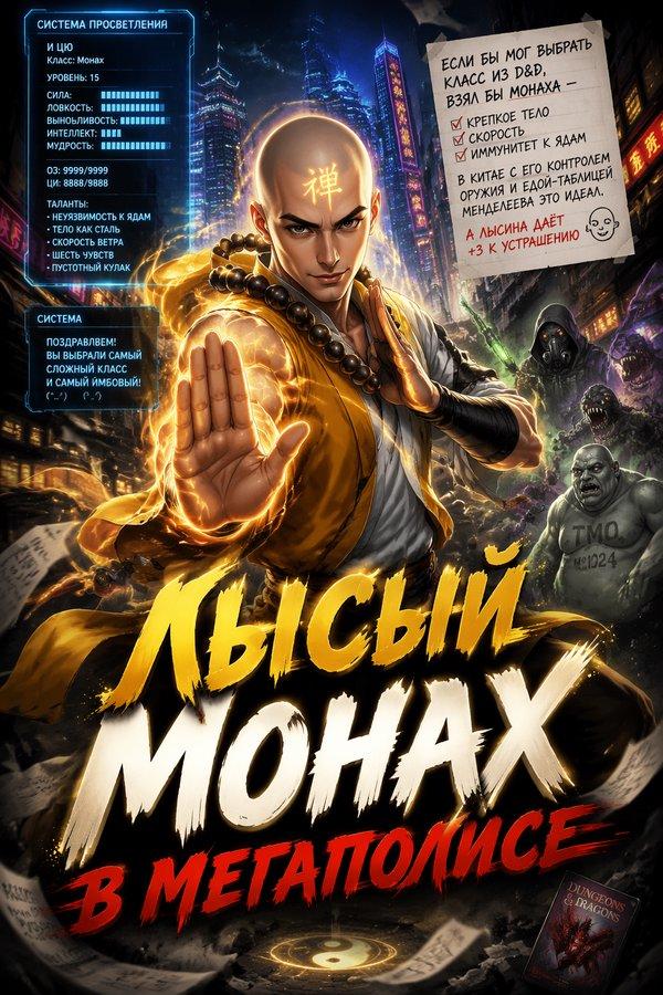 Лысый монах в мегаполисе