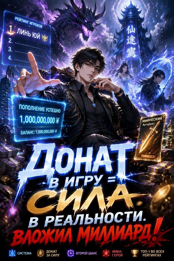 Донат в игру = сила в реальности. Вложил миллиард!