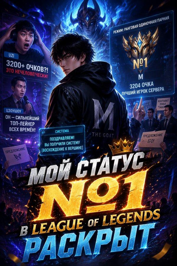 Мой статус №1 в League of Legends раскрыт