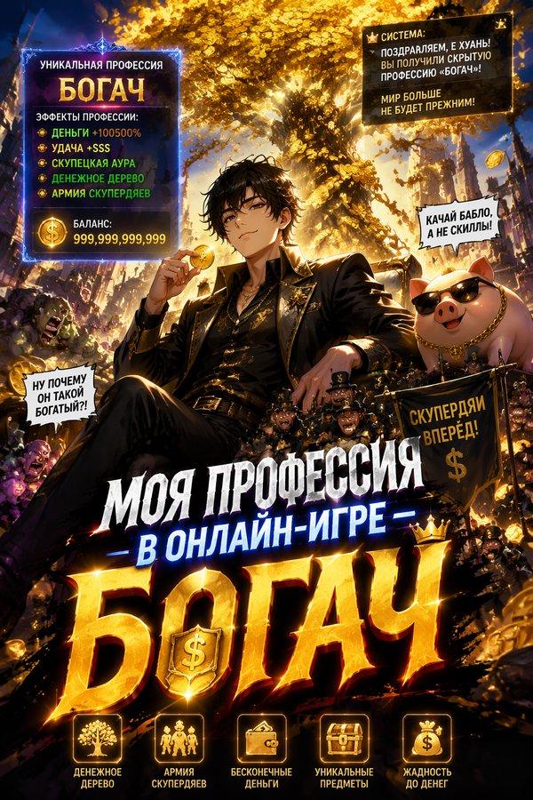 Моя профессия в онлайн-игре — Богач