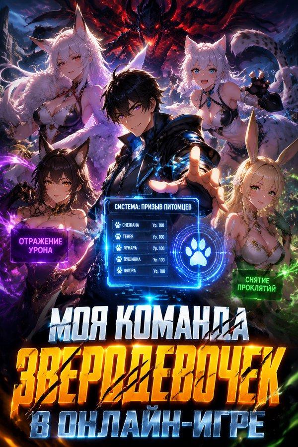 Моя команда зверодевочек в онлайн-игре