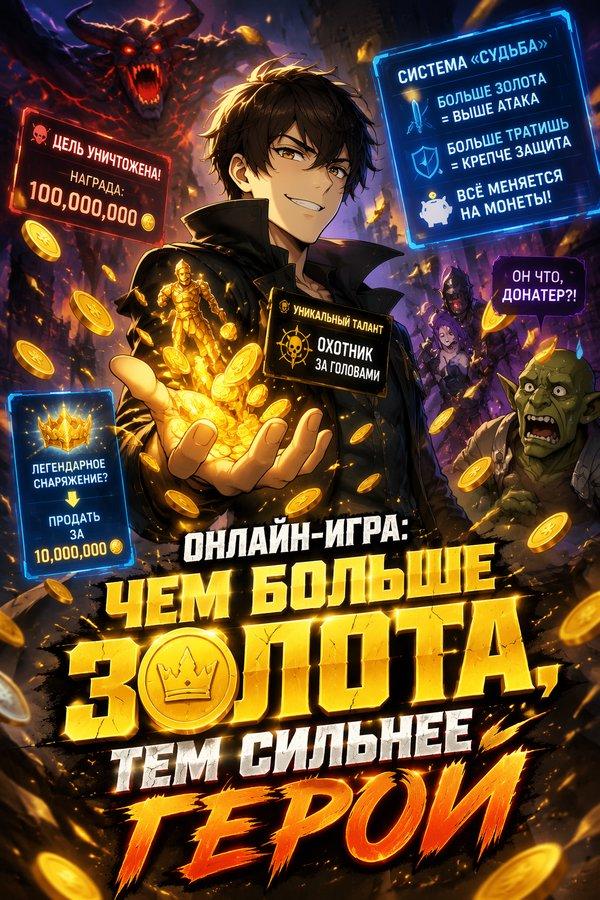 Онлайн-игра: Чем больше золота, тем сильнее герой