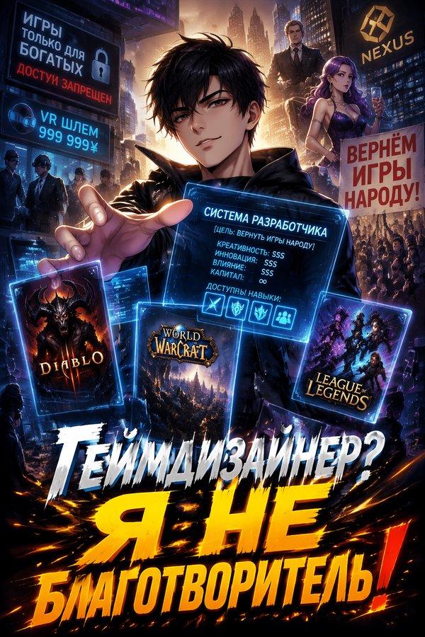 Геймдизайнер? Я не благотворитель!